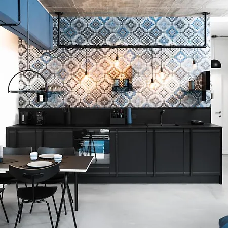 Blue Designer Loft - Noor Apartment